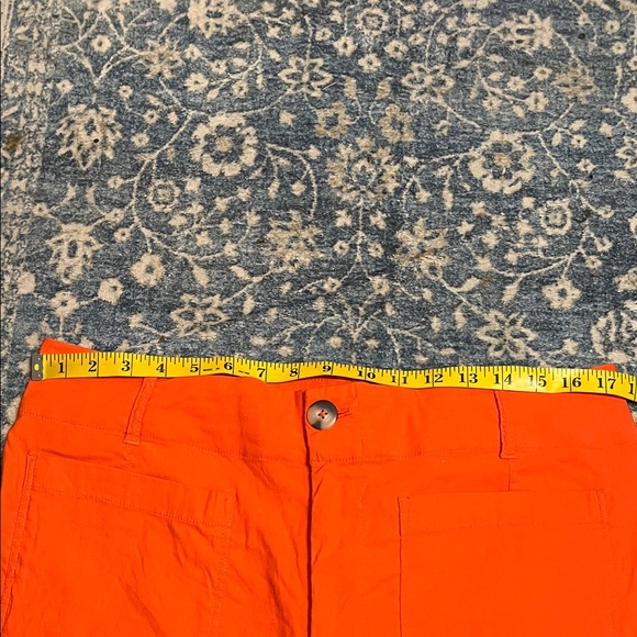 Anthropologie Maeve The Colette Cropped Pants Linen Blend Bohemian Modern - Picture 12 of 14